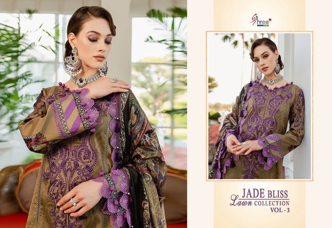 Jade Bliss Lawn Collection Vol 3 By Shree Pakistani Suits Catalog